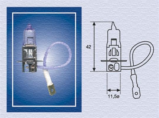 Magneti Marelli 002554100000 - Крушка с нагреваема жичка, фар за мъгла parts5.com