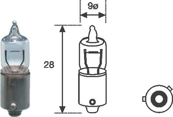 Magneti Marelli 002701100000 - Lámpara incandescente, luz trasera parts5.com