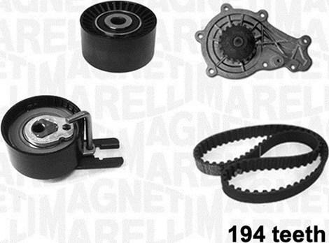 Magneti Marelli 341404030001 - Su pompası + Triger kayışı seti parts5.com