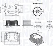 Magneti Marelli 350300000900 - Маслен радиатор, двигателно масло parts5.com