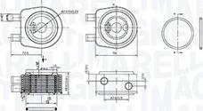 Magneti Marelli 350300001900 - Motor yağ radyatörü parts5.com