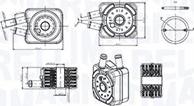 Magneti Marelli 350300003600 - Radiador de aceite, aceite motor parts5.com