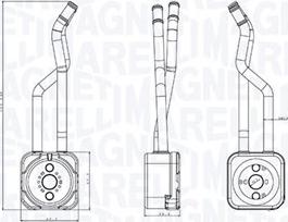 Magneti Marelli 350300003800 - Motor yağ radyatörü parts5.com