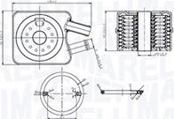 Magneti Marelli 350300003200 - Radiator ulei, ulei motor parts5.com