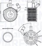 Magneti Marelli 350300002900 - Масляный радиатор, двигательное масло parts5.com