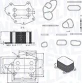 Magneti Marelli 350300002400 - Chłodnica oleju, olej silnikowy parts5.com