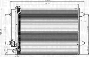 Magneti Marelli 350203919000 - Condenser, air conditioning parts5.com