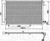 Magneti Marelli 350203930000 - Condensador, aire acondicionado parts5.com