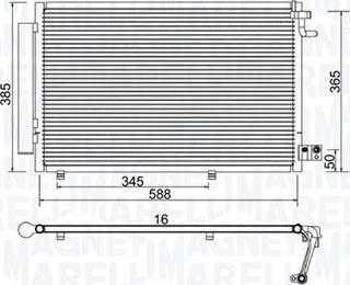 Magneti Marelli 350203930000 - Kondensaator,kliimaseade parts5.com