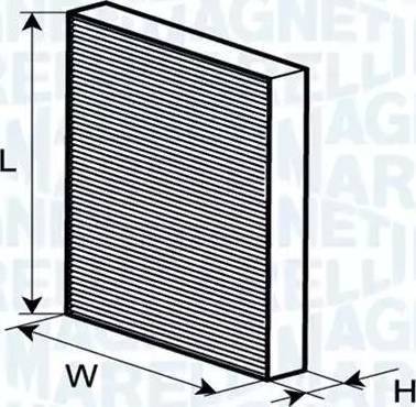 Magneti Marelli 350203061230 - Filter, Innenraumluft parts5.com