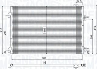 Magneti Marelli 350203803000 - Kondenzator, klimatska naprava parts5.com