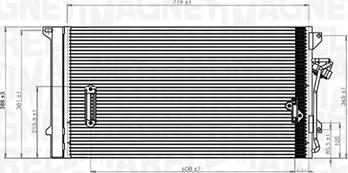 Magneti Marelli 350203743000 - Condensador, aire acondicionado parts5.com