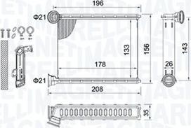 Magneti Marelli 350218459000 - Lämmityslaitteen kenno parts5.com