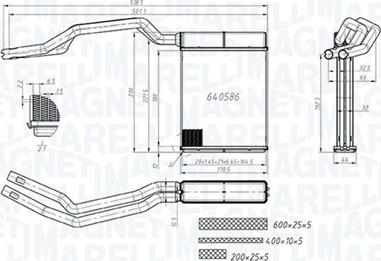 Magneti Marelli 350218453000 - Schimbator caldura, incalzire habitaclu parts5.com