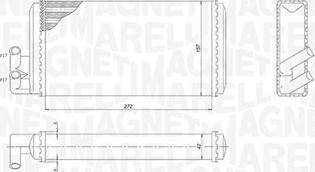 Magneti Marelli 350218403000 - Radiador de calefacción parts5.com