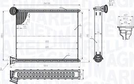 Magneti Marelli 350218473000 - Schimbator caldura, incalzire habitaclu parts5.com