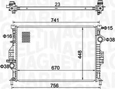 Magneti Marelli 350213157700 - Chladič motora parts5.com