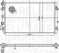 Magneti Marelli 350213167900 - Radiator, racire motor parts5.com