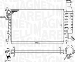 Magneti Marelli 350213186400 - Hűtő, motorhűtés parts5.com