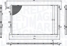 Magneti Marelli 350213217000 - Радиатор, охлаждение двигателя parts5.com