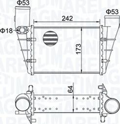 Magneti Marelli 351319204070 - Chladič plniaceho vzduchu parts5.com