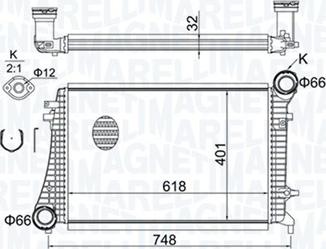 Magneti Marelli 351319204240 - Intercooler, charger parts5.com