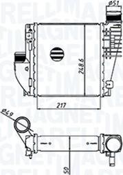 Magneti Marelli 351319205330 - Intercooler, compresor parts5.com