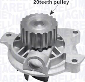 Magneti Marelli 352316171183 - Wasserpumpe parts5.com