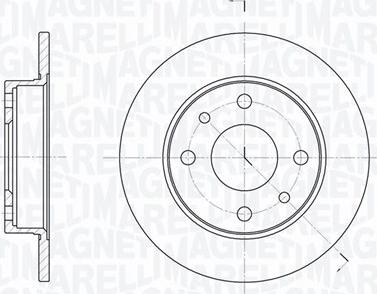 Magneti Marelli 361302040169 - Fren diski parts5.com