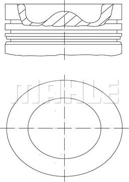 MAHLE 005 32 00 - Pistón parts5.com