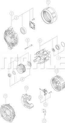 MAHLE MG 602 - Generátor parts5.com