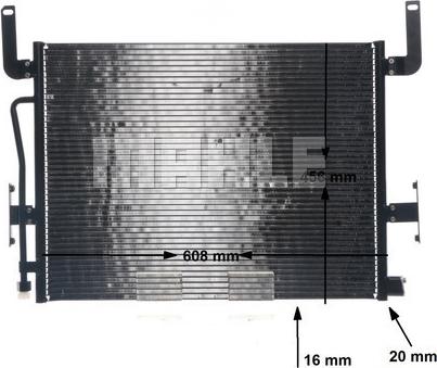 MAHLE AC 524 000S - Skraplacz, klimatyzacja parts5.com