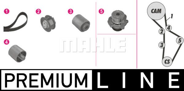 MAHLE CPK 113 000P - Set pompa apa + curea dintata parts5.com