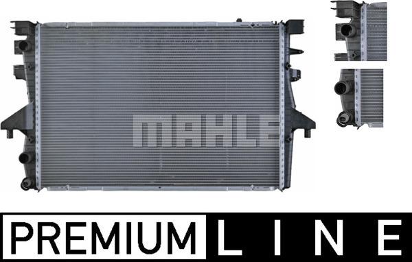 MAHLE CR 585 000P - Radiator, racire motor parts5.com