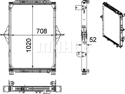 MAHLE CR 772 000P - Motor su radyatörü parts5.com