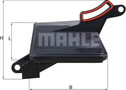 MAHLE HX 188 - Гидрофильтр, автоматическая коробка передач parts5.com