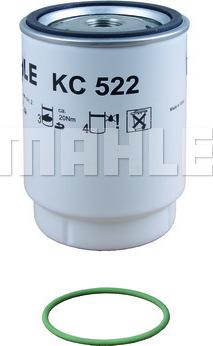 MAHLE KC 522D - Filtre à carburant parts5.com