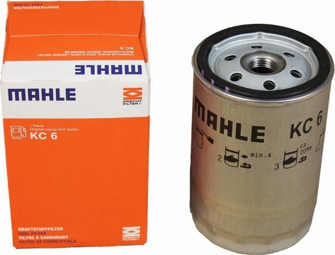 MAHLE KC 6 - Filtr paliwa parts5.com