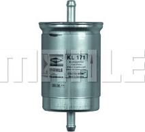 MAHLE KL 171 - Kütusefilter parts5.com