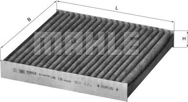 MAHLE LAK 136 - Filtru, aer habitaclu parts5.com