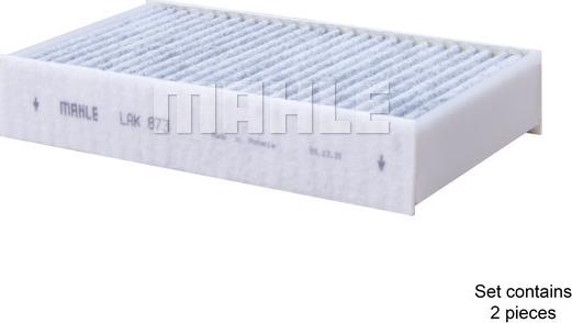 MAHLE LAK 873/S - Filter, interior air parts5.com