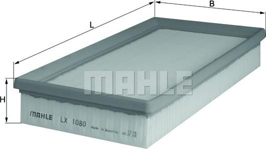 MAHLE LX 1080 - Légszűrő parts5.com