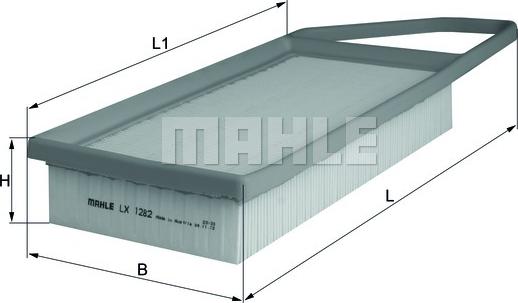 MAHLE LX 1282 - Filtru aer parts5.com