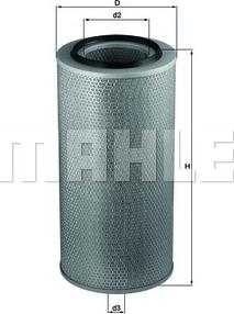 MAHLE LX 271 - Air Filter parts5.com