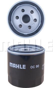 MAHLE OC 90 - Oil Filter parts5.com