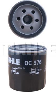 MAHLE OC 976 - Yağ filtresi parts5.com