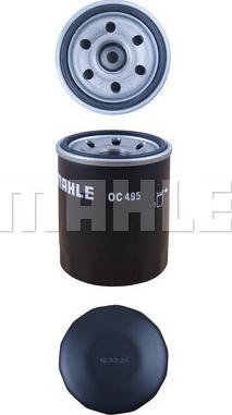 MAHLE OC 495 - Filtro de aceite parts5.com