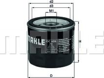 MAHLE OC 606 - Filter za ulje parts5.com