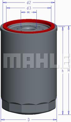 MAHLE OC 608 - Φίλτρο λαδιού parts5.com