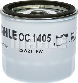 MAHLE OC 1405 - Oil Filter parts5.com